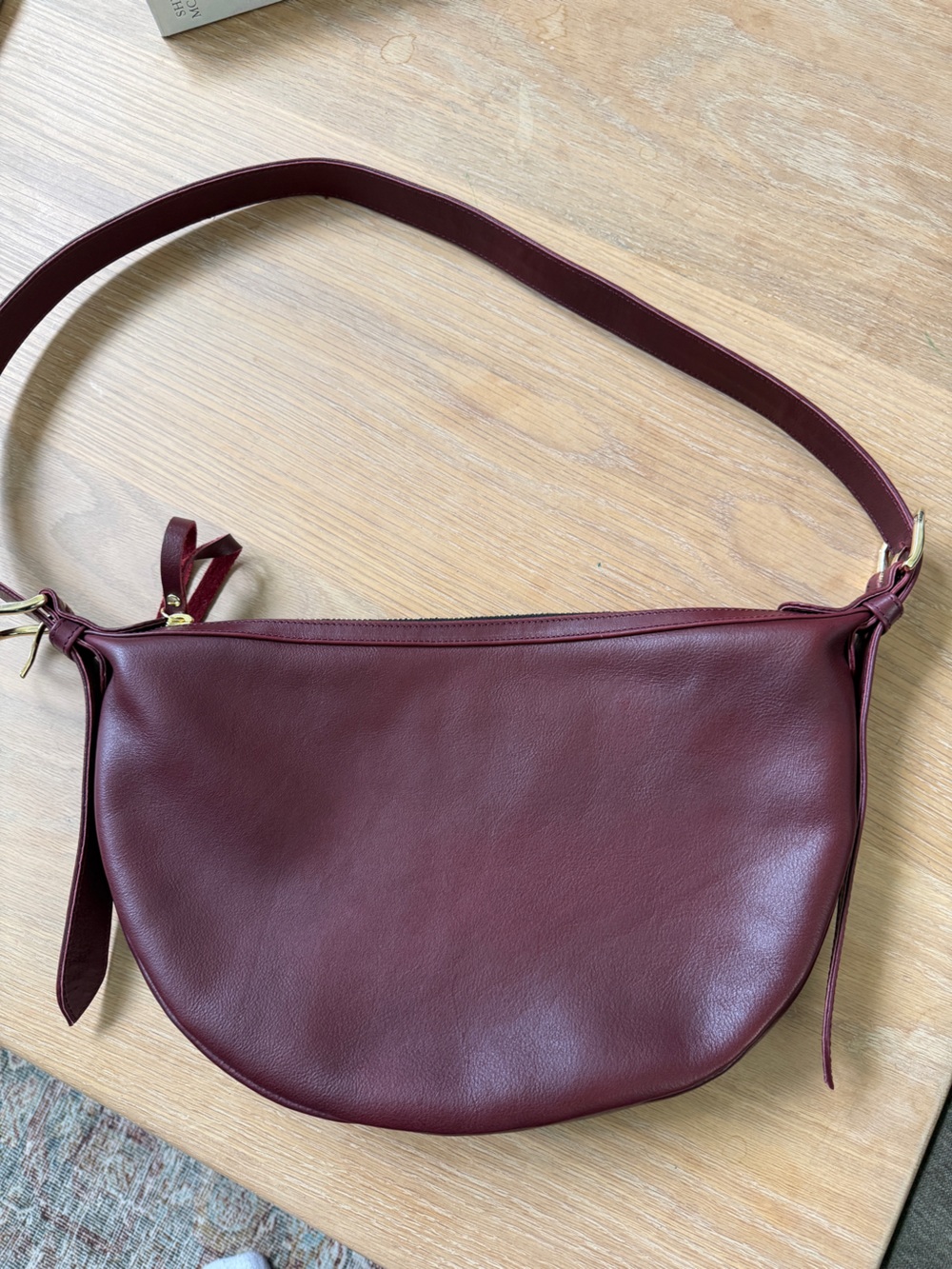 TAH Nova Sling Bag in Burgundy - Brand new